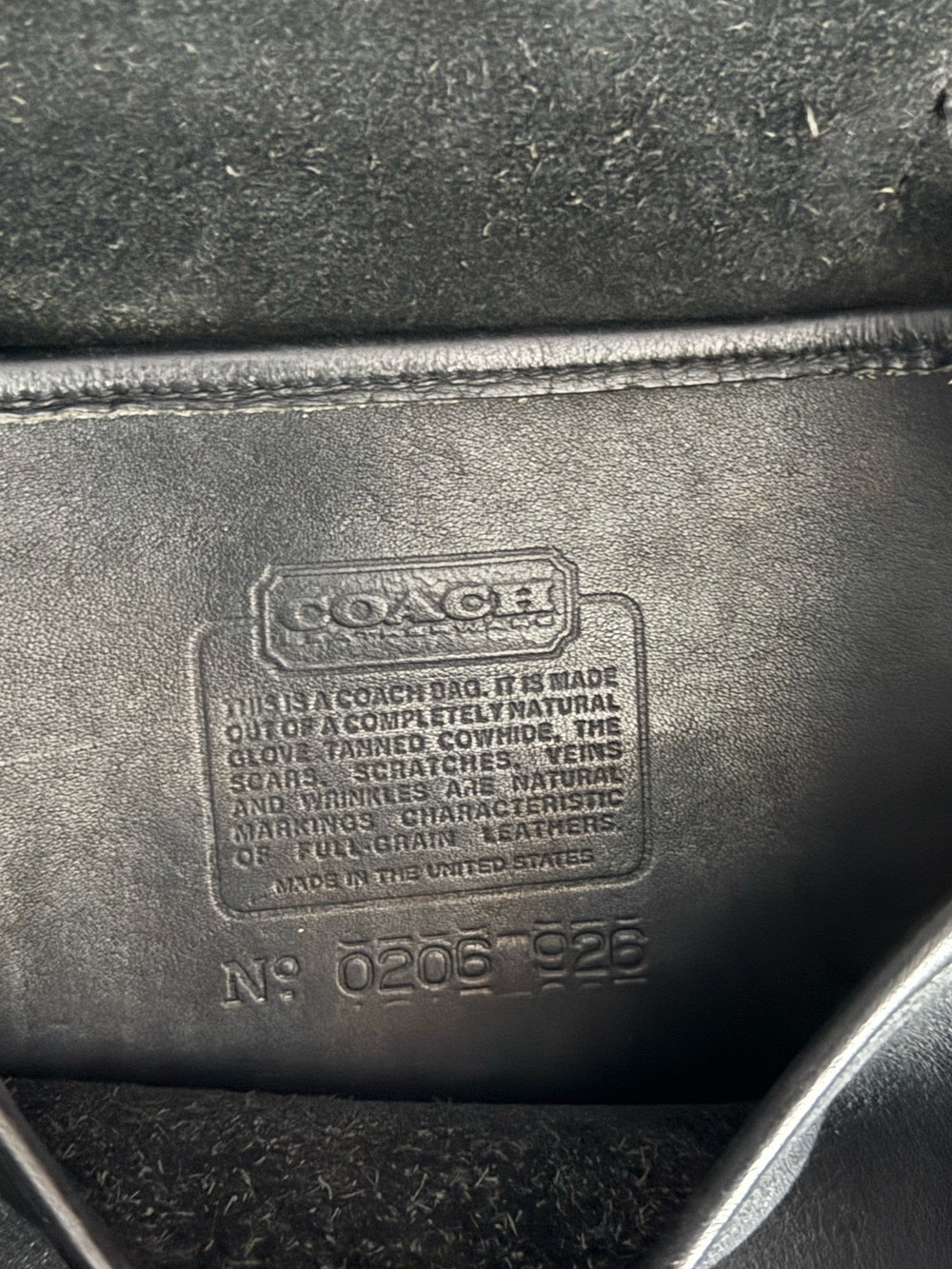 Vintage Coach Black Station Bag - Picture 8 of 11